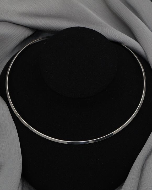 James Avery Jewelry - Retired James Avery Sterling Collet Neck Collar Necklace 14.8G / 15in